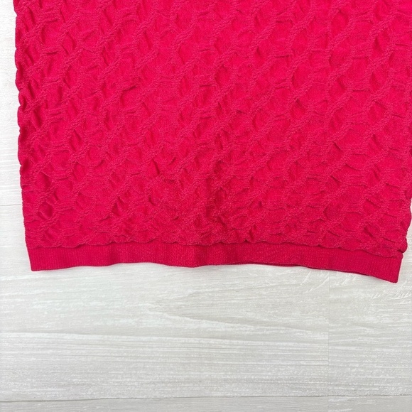 Bebe Pink Long Sleeve Mini Form Fitting Dress.  Size Small - Picture 8 of 10